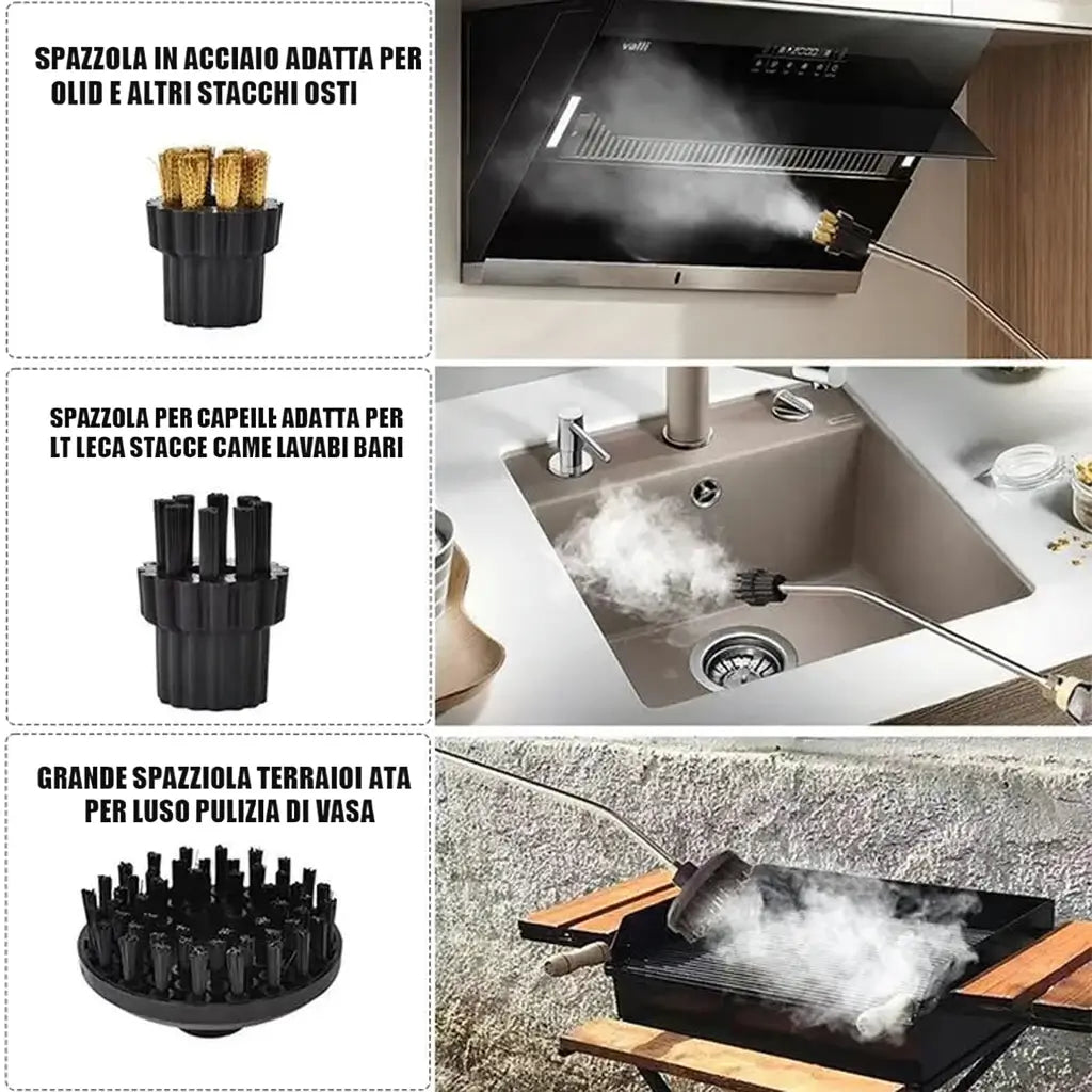 Pulitore a vapore ad alta pressione 2500W